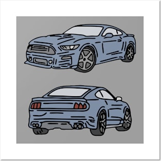 muscle car Posters and Art